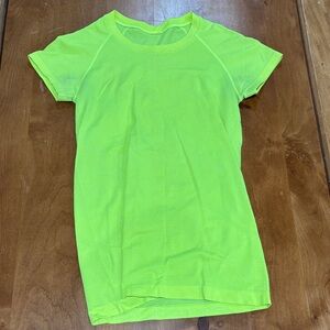 Neon Yellow Lululemon Swiftly Tech